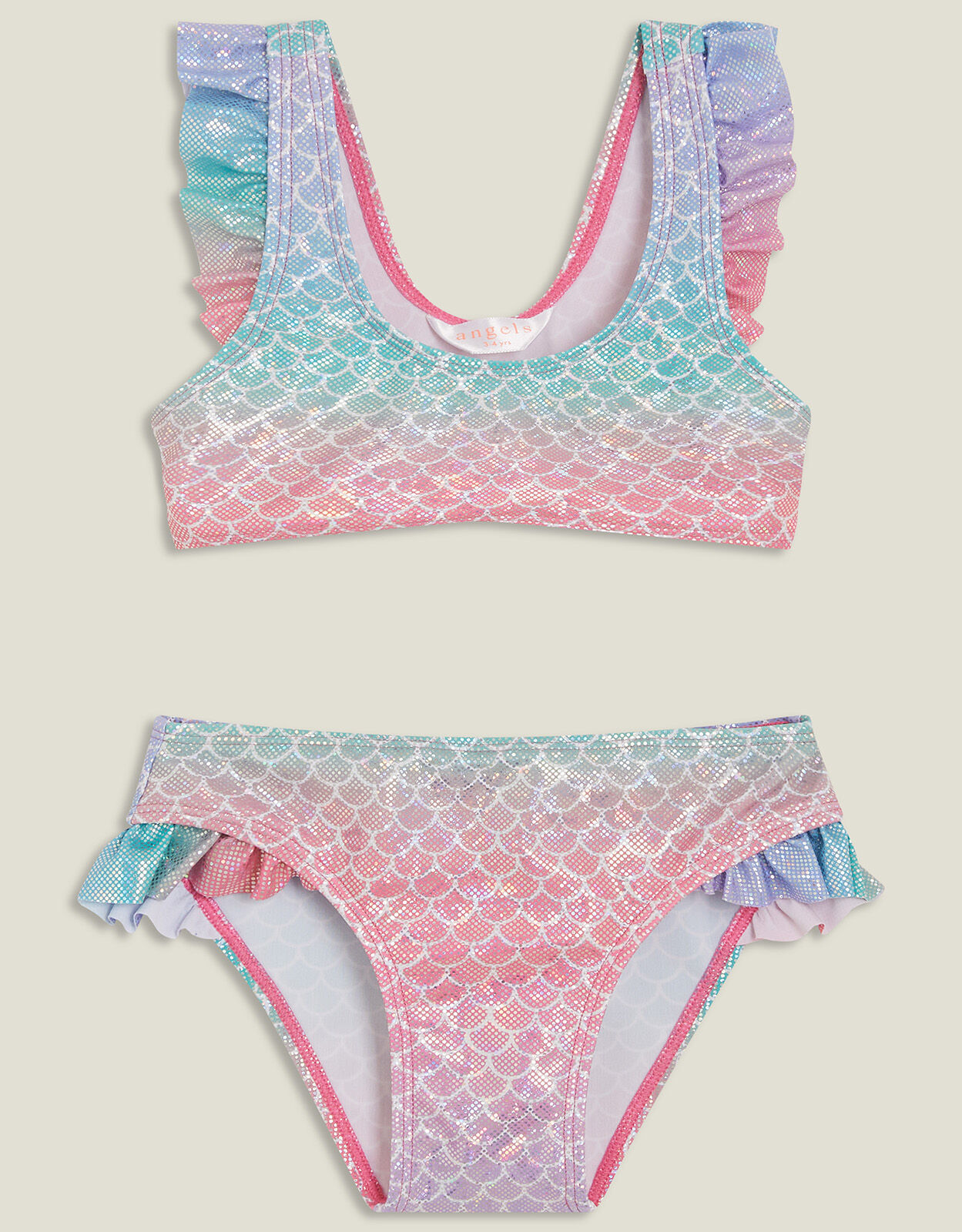 Girls Mermaid Bikini Set Multi Clothing Shoes Accessorize Global