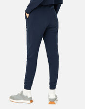 Lounge Joggers in Organic Cotton , Blue (NAVY), large