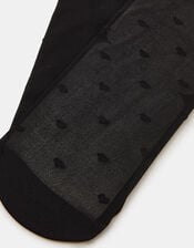 Heart Sheer Socks, , large