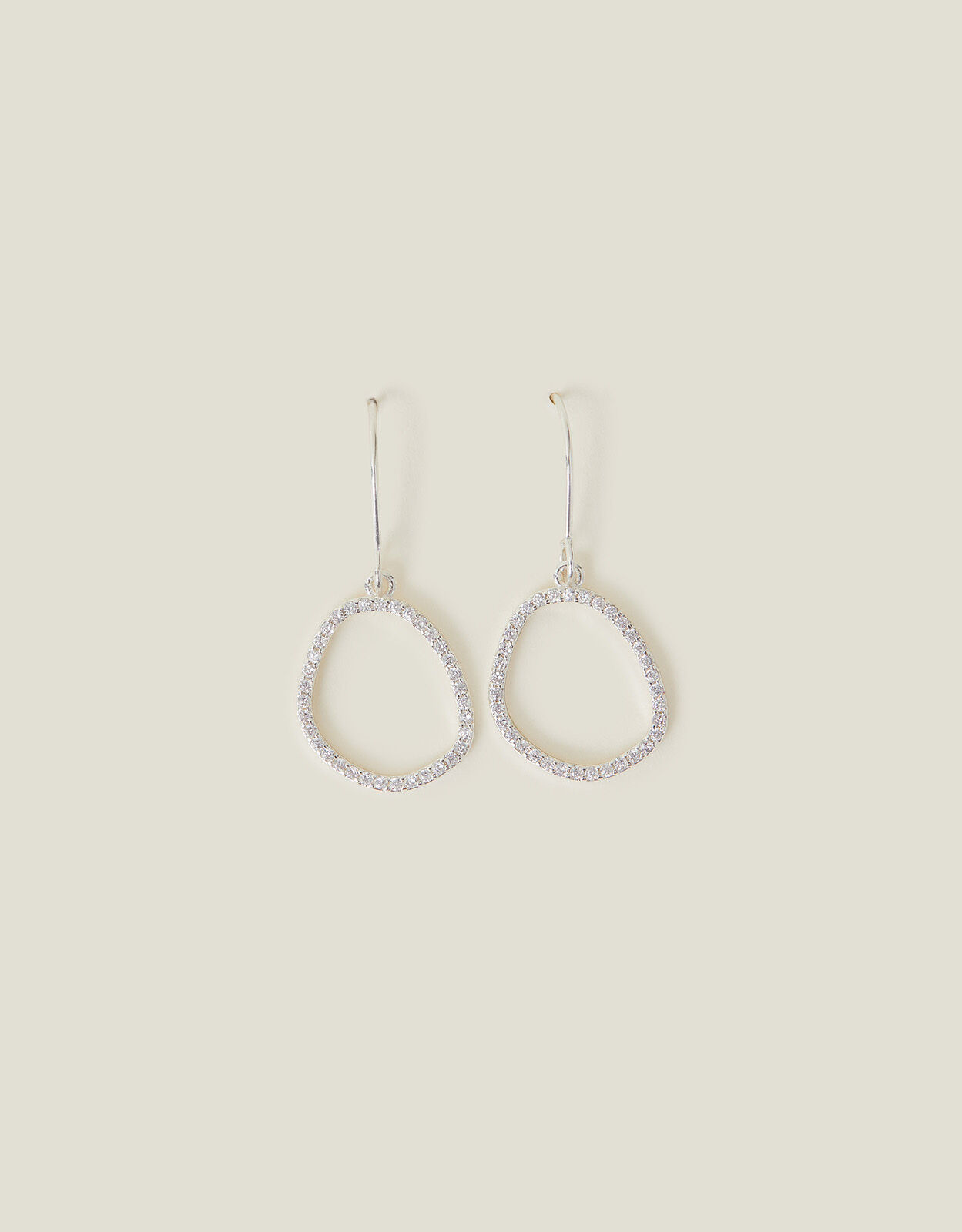 Silver hoop earrings accessorize online