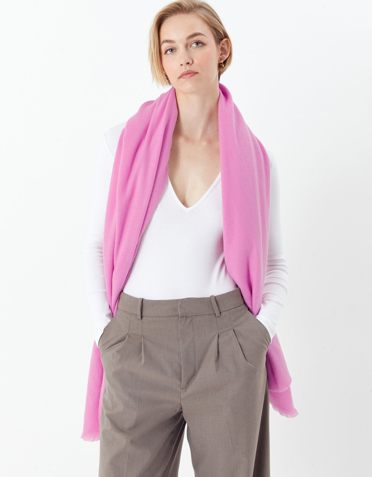 accessorize fur scarf