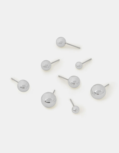 8-Pack Ball Stud Earrings, , large