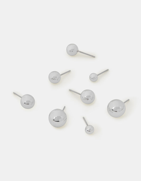 8-Pack Ball Stud Earrings, , large