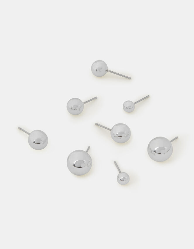 8-Pack Ball Stud Earrings, , large
