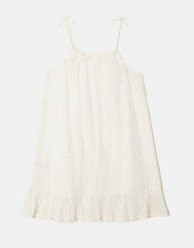 Sequin Dress, White (WHITE), large