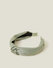 Satin Knot Headband, , large