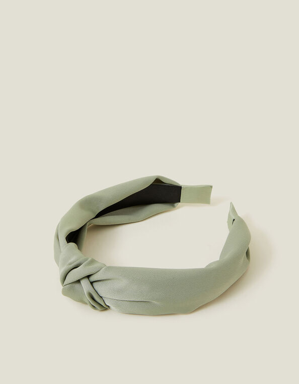 Satin Knot Headband, , large