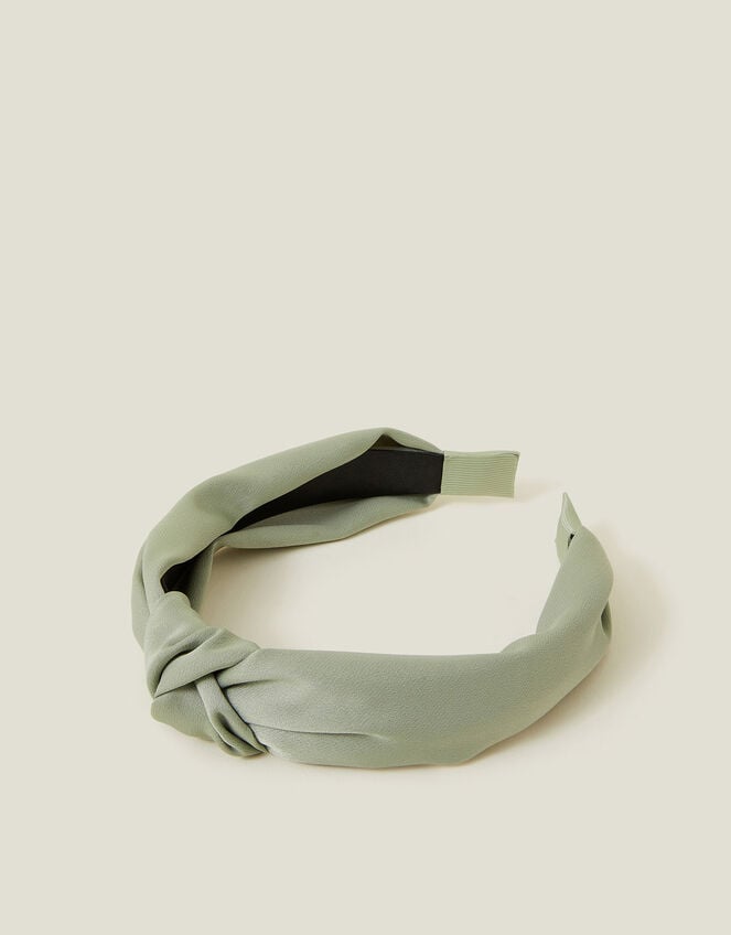 Satin Knot Headband, , large