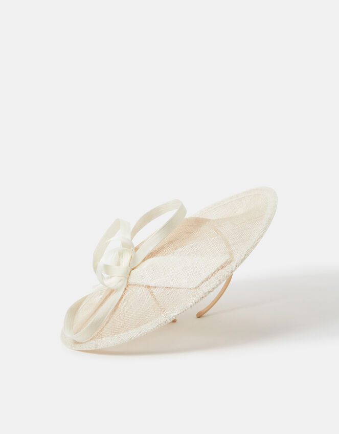 Bow Two Tone Fascinator, Multi (PASTEL MULTI), large