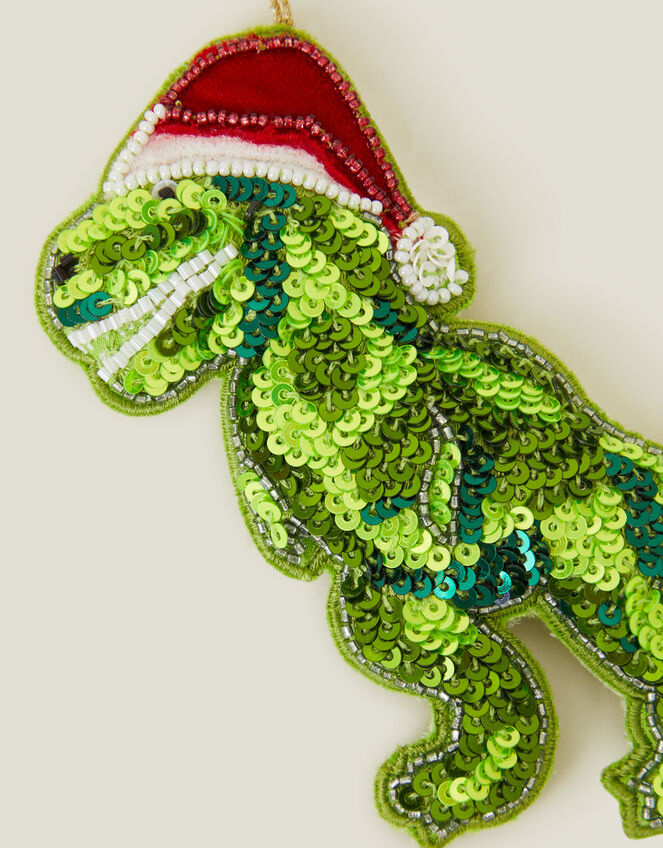 Embellished Dinosaur Hanging Decoration, , large