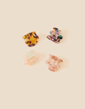 Mini Oval Resin Claw Clips 4 Pack, , large