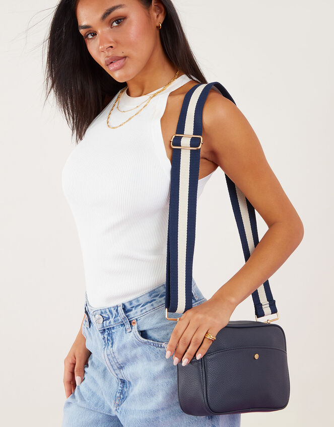 Stripe Webbing Camera Bag, , large