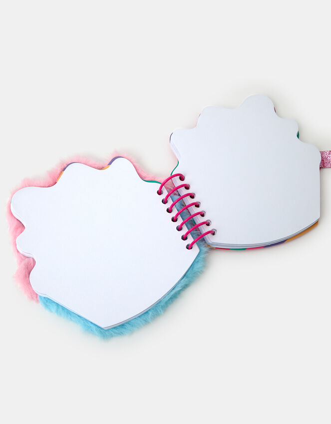 Girls Fluffy Cupcake Notebook, , large