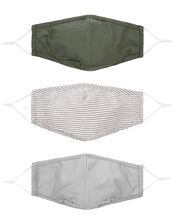 Face Covering Multipack in Pure Cotton, , large