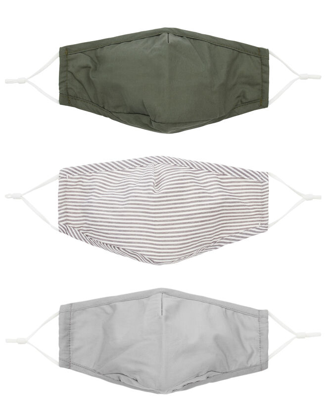 Face Covering Multipack in Pure Cotton, , large