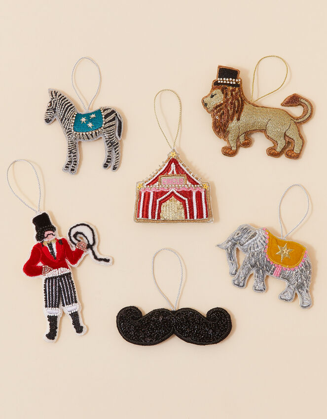 Circus Christmas Tree Decorations Set, , large