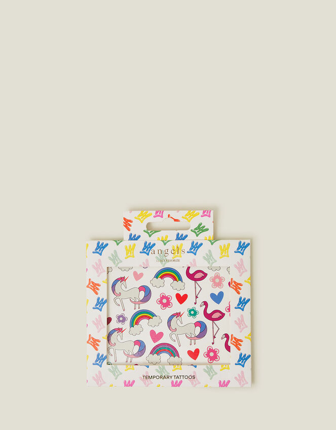 Girls Unicorn Temporary Tattoos, , large