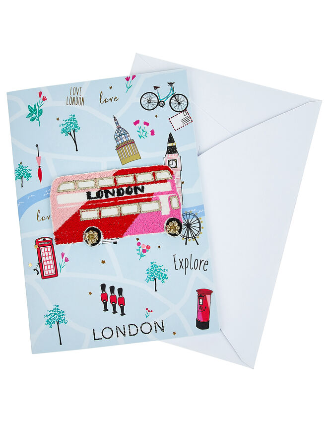 London Greetings Card With Embroidered Patch Gift cards Accessorize