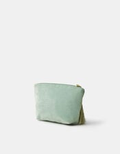 Embellished Bow Velvet Coin Purse, , large