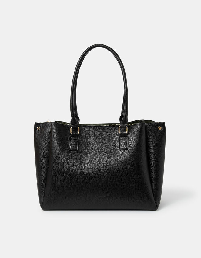 Triple Compartment Shoulder Bag, , large