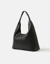 Large Slouchy Leather Shoulder Bag, , large