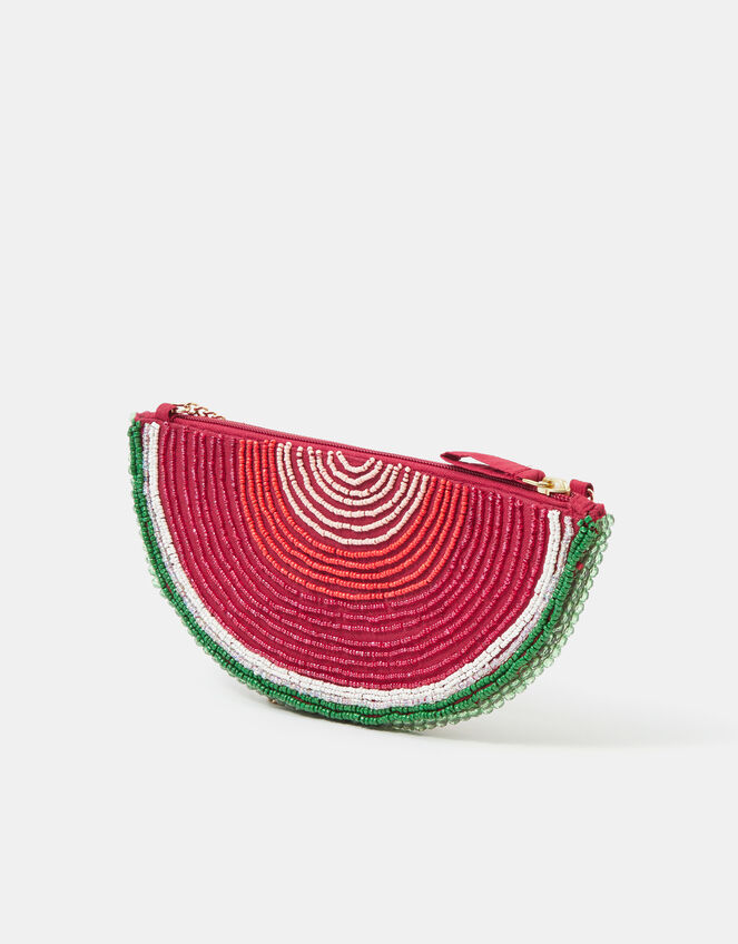 Beaded Watermelon Crossbody Bag, , large