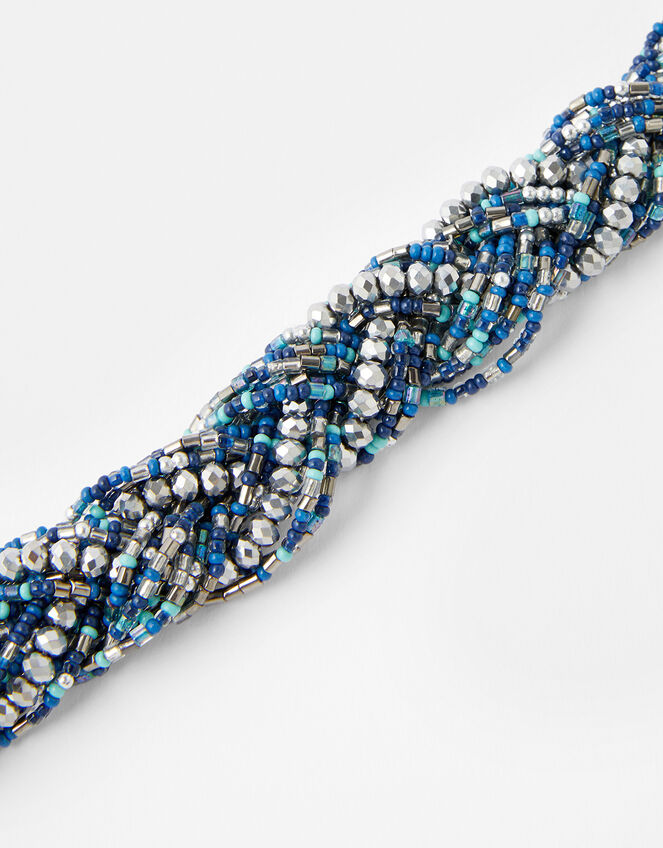 Niki Plaited Bead Collar Necklace, , large