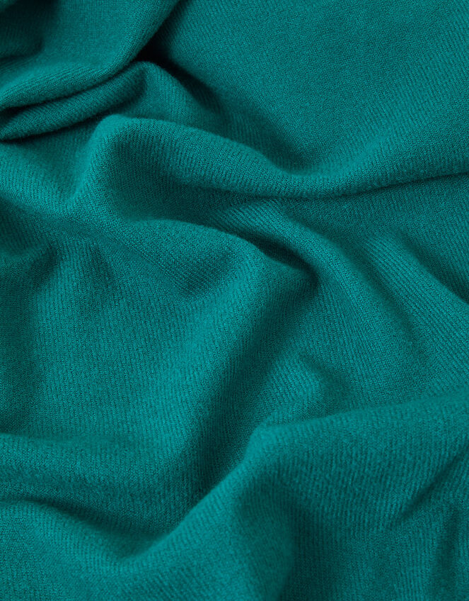Super-Soft Blanket Scarf, Teal (TEAL), large