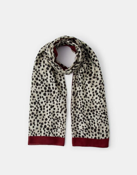 Lightweight Animal Print Scarf, , large