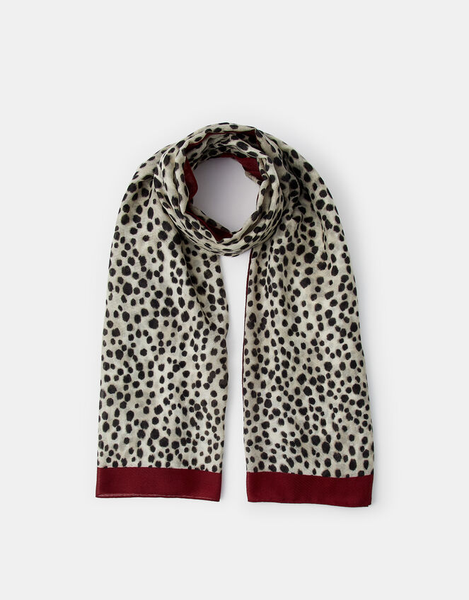Lightweight Animal Print Scarf, , large