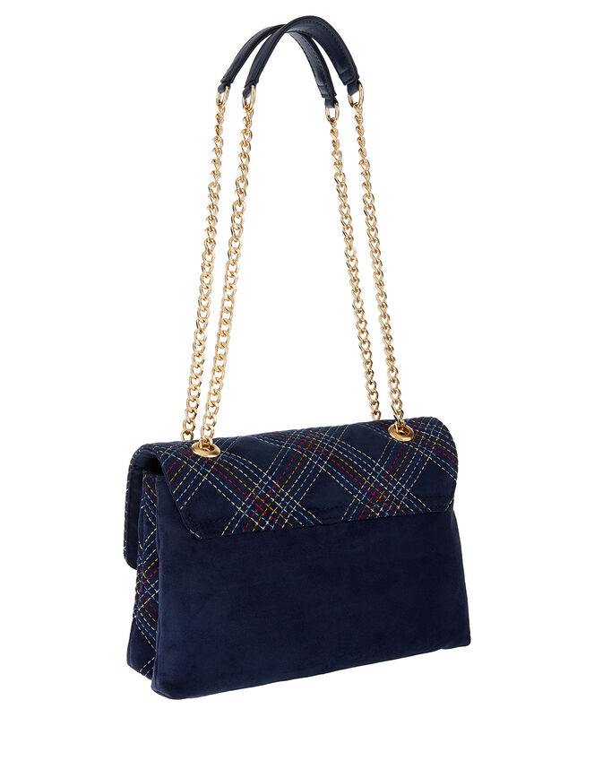 Rainbow Stitch Shoulder Bag, , large