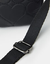 Heart Quilted Nylon Phone Bag, , large