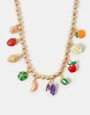 Fruit Salad Charm Necklace, , large