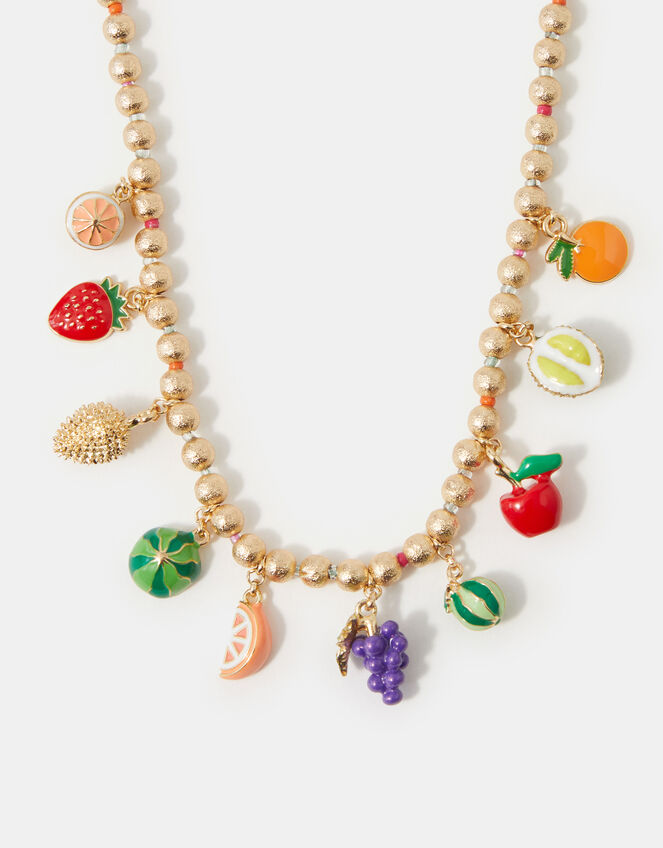 Fruit Salad Charm Necklace, , large