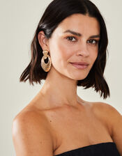 Swirly Door Knocker Earrings, , large