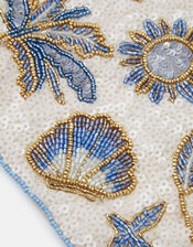 Beach Sequin Pouch, , large