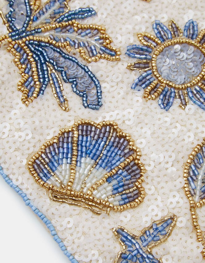 Beach Sequin Pouch, , large