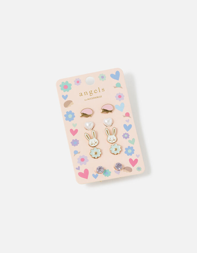Girls Woodland Clip-On Earring Set, , large