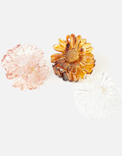 Flower Claw Clip Set of Three, , large