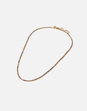 14ct Gold-Plated Rainbow Tennis Necklace, , large