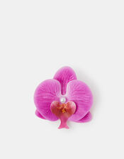 Orchid Flower Barrette Hair Clip, , large