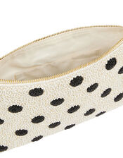 Beaded Polka Dot Clutch Bag, , large
