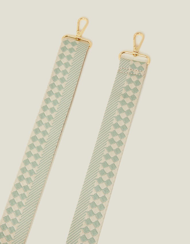 Geometric Webbing Bag Strap, , large