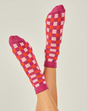 Checkerboard Socks, , large