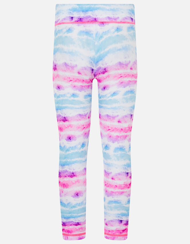 Girls Tie-Dye Active Leggings, Multi (BRIGHTS-MULTI), large