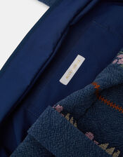 Tapestry Quilted Denim Shopper Bag, , large