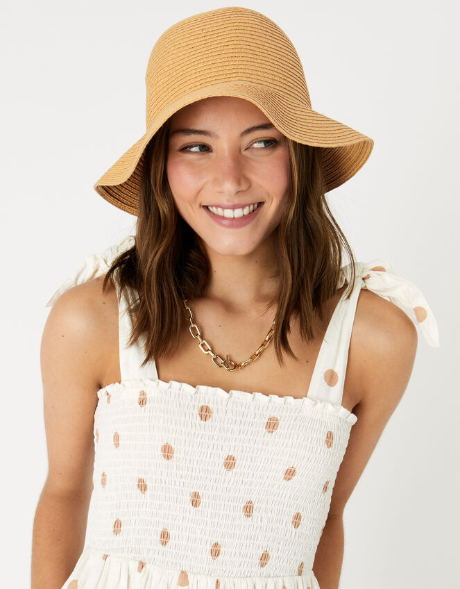 Straw Bucket Hat , , large