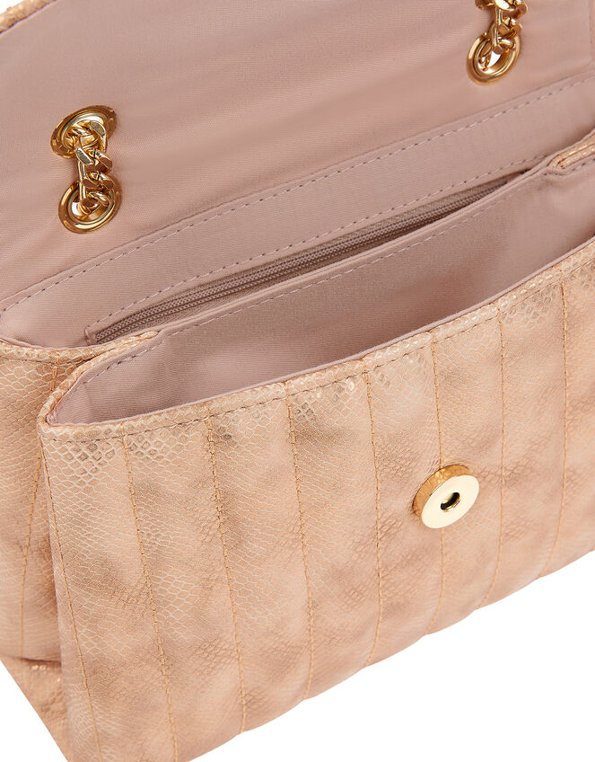 Mini Ayda Quilted Metallic Bag, , large