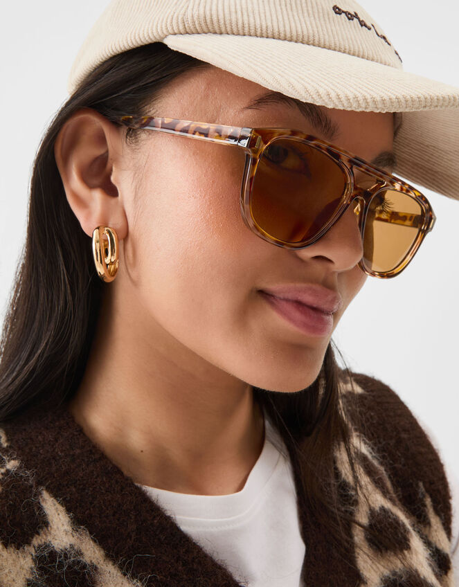 Tort Aviator Sunglasses, , large