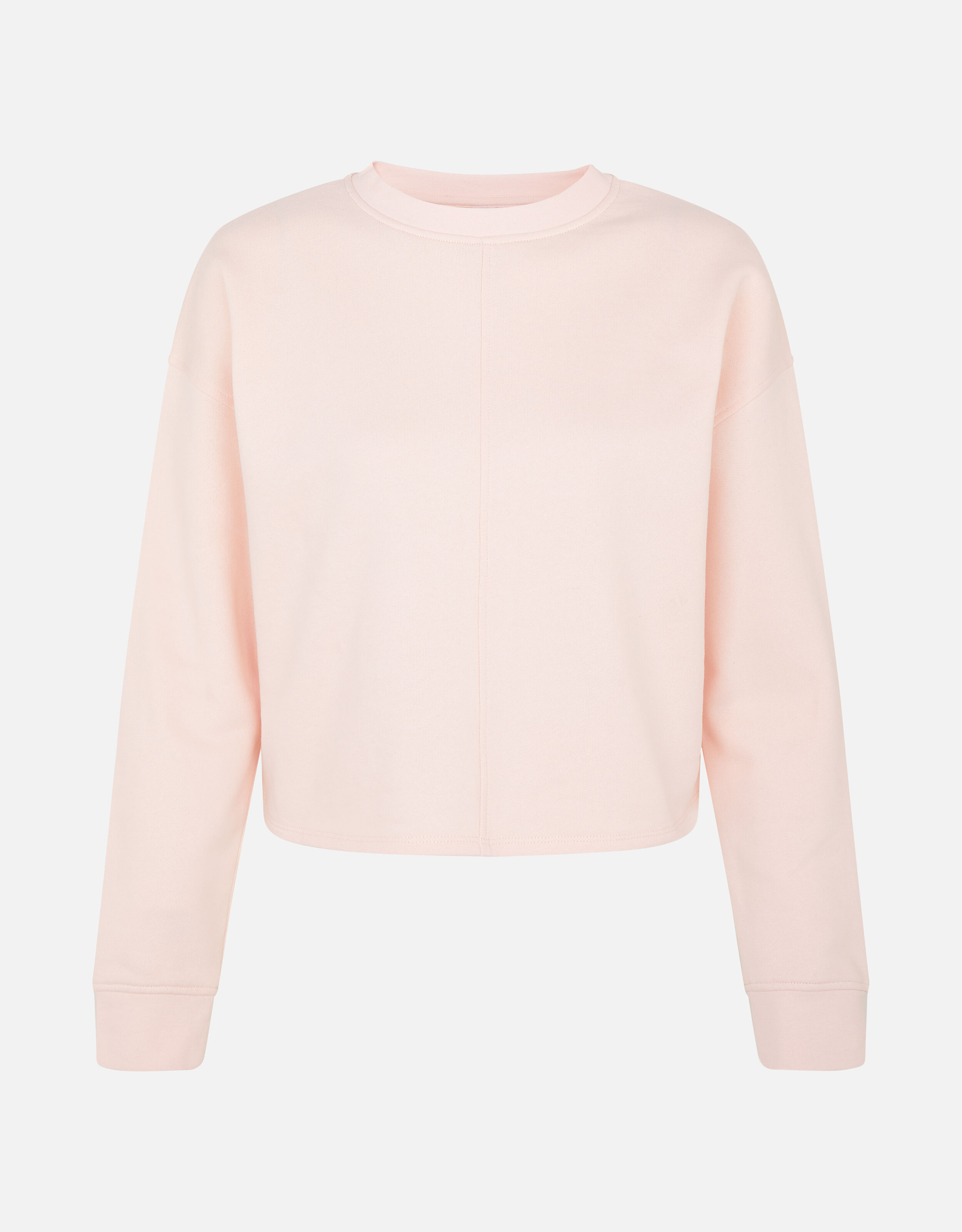 Light pink cropped sweatshirt clearance